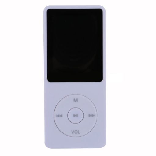 Mini Walkman 4GB White - LCD FM Radio, Video Games, MP3/MP4 Player - 1