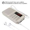 Gold L-218AM MP3 Radio Speaker Player with LED Flashlight Function - 3