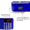 Gold L-218AM MP3 Radio Speaker Player with LED Flashlight Function - 5
