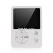 T69 MP4 Player, Round Button, Lossless Sound Quality (White) - 1