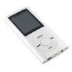 Silver 1.8" Metal MP4 Player with TF Slot, Recorder, FM, E-Book, Calendar - 2