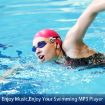 C26 IPX8 Waterproof MP3 Player with Clip & Earphone, FM, 8GB, Orange - 8