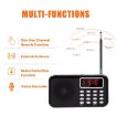 Y-619 Red FM/AM Mini Radio MP3 Player with LED & TF/SD Support - 3