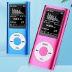 Rose Red 1.8" TFT Screen Metal MP4 Player with Earphone Cable - 3