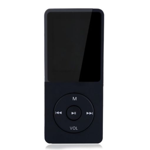 Portable LCD Walkman: 8GB FM Radio, MP3/MP4 Player (Black) - 1