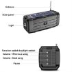 Red Solar Bluetooth Speaker with LED Light and FM Radio BDL-187 - 5