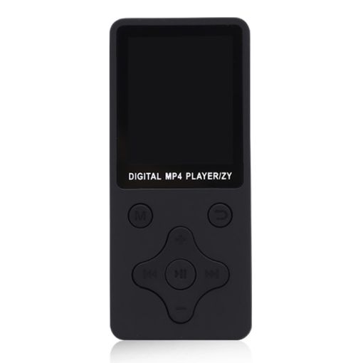 T68 Ultra-thin HD Video MP4 Player, Card Lossless Sound (Black) - 1