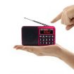 Y-928 Blue FM Radio LED Display MP3 TF Card U Disk Support - 3