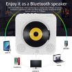 Portable Bluetooth Speaker & CD Player with Remote (Black) - 8