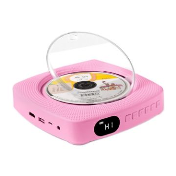 Kecag KC-609 Pink Wall Mounted DVD CD Player Bluetooth Plug-In Version - 1