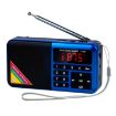 Y-509FM Bluetooth Card Radio Digital FM Player, No Solar Panel, Blue - 1