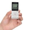 Digital Display FM AM Mini Sports Radio with Step Counter (White) - 6