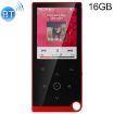 E05 2.4" Touch MP4/MP3 Player 16GB Bluetooth E-Book/Alarm Red - 1