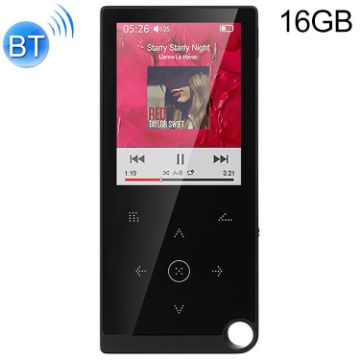 E05 2.4" Touch MP4/MP3 Player, 16GB, Bluetooth, E-Book/Alarm/Timer - 1