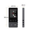A5 1.8" Black Sports Bluetooth MP3/MP4 Player, 8GB, Speaker Support - 3