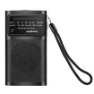 J-180 Portable FM/AM Two-Band Radio, Regular Version (Black) - 1