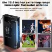 J-180 Portable FM/AM Two-Band Radio, Regular Version (Black) - 4