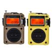 HanRongda HRD-701 Yellow Portable Radio Subwoofer Bluetooth TF Display - 2