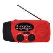 HRD-902 Red Solar Charging Emergency Radio and Mobile Light - 1