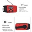 HRD-902 Red Solar Charging Emergency Radio and Mobile Light - 4