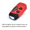 HRD-902 Red Solar Charging Emergency Radio and Mobile Light - 7
