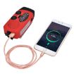 HRD-902 Red Solar Charging Emergency Radio and Mobile Light - 8