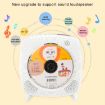 Kecag KC-609 Wall Mounted Home DVD/CD Player Bluetooth White - 7