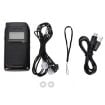 K-605 Portable FM/AM/SW Radio w/ TF Card Support (Black) - 5