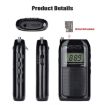 K-605 Portable FM/AM/SW Radio w/ TF Card Support (Black) - 6
