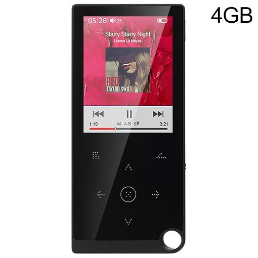 E05 2.4" Touch MP4/MP3 Player 4GB, E-Book/Alarm/Timer, No Bluetooth - 1