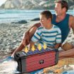Solar Wireless Bluetooth Speaker with FM Radio - BDL-187 (Black) - 8