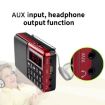 Y-928 Gold FM Radio with LED Display, MP3, TF Card & U Disk Support - 4