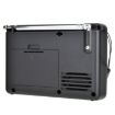K-603 Black Portable FM/AM/SW Radio, BT & TF Card Support - 3
