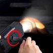 Multifunctional Hand Crank Solar LED Flashlight & FM Radio (Orange) - 6