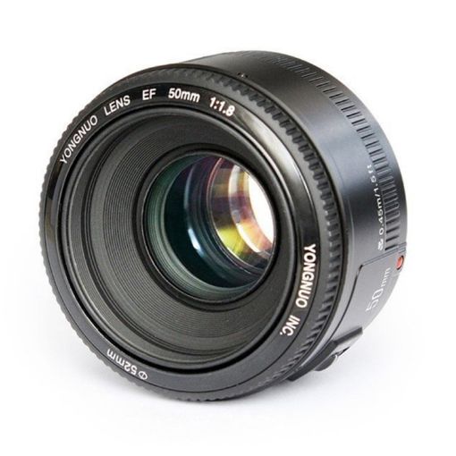 YONGNUO YN50MM F1.8N AF Large Aperture Lens for Nikon DSLR (Black) - 1