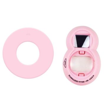 Mini Camera Lens & Circle Set for FUJIFILM Instax Mini7+ (Pink) - 1