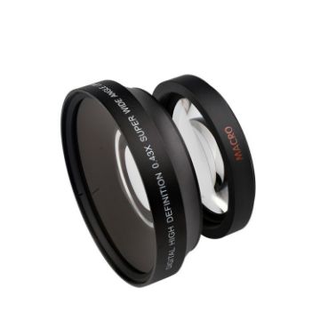 67mm 0.43X Super Wide Angle Fisheye with Macro for Canon Lens - 1