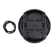 67mm Black Center Pinch Camera Lens Cap - 2