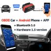KONNWEI KW901 OBD2 Car Bluetooth 5.0 Diagnostic Tool (Orange) - 5