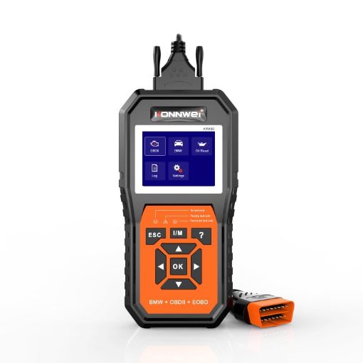BMW KONNWE KW480 2.8" Color Screen OBD2 Car Fault Detector - 1