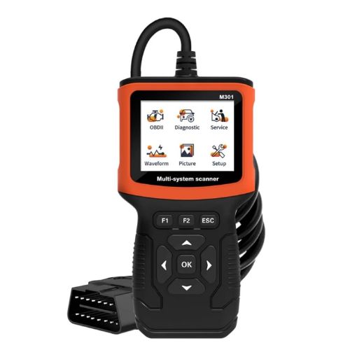 M301 OBD2 Car Code Reader 9-18V Scanner Fault Detector - 1