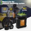 Solar Powered M8 Motorcycle Tire Pressure Monitor with Color Screen - 2
