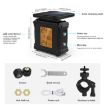 Solar Powered M8 Motorcycle Tire Pressure Monitor with Color Screen - 4
