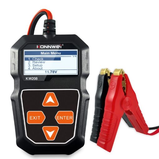 KONNWEI KW208 Car Battery Tester with TFT Color Screen, 8 Languages - 1