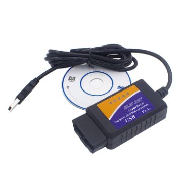 ELM327 V1.5 USB OBDII Auto Diagnostic Scanner Tool Interface - 1