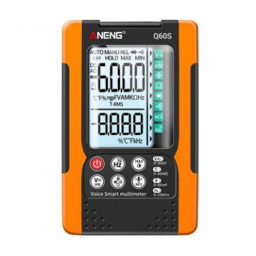 ANENG Q60s Voice Control High Precision Digital Multimeter - Orange - 1