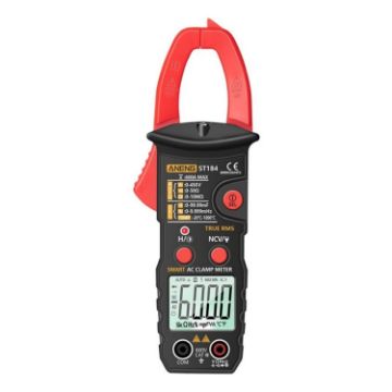 ANENG ST184 Auto Clamp-On Smart Digital Multimeter (Red) - 1