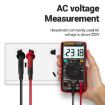 ANENG AN8009 NVC Digital Multimeter, Standard, Red Display - 7