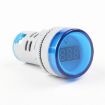 AD16-22DSV 60-500V AC Voltmeter, 22mm Hole, Blue Display - 1