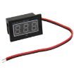 V40D Waterproof Digital Voltage Meter, 2 Wires, Blue Display, 2.5-30V - 2